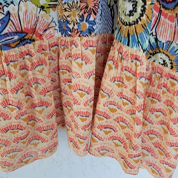 Orientique Australian Floral Dress Womens Size XS Multicolor - Picture 6 of 14